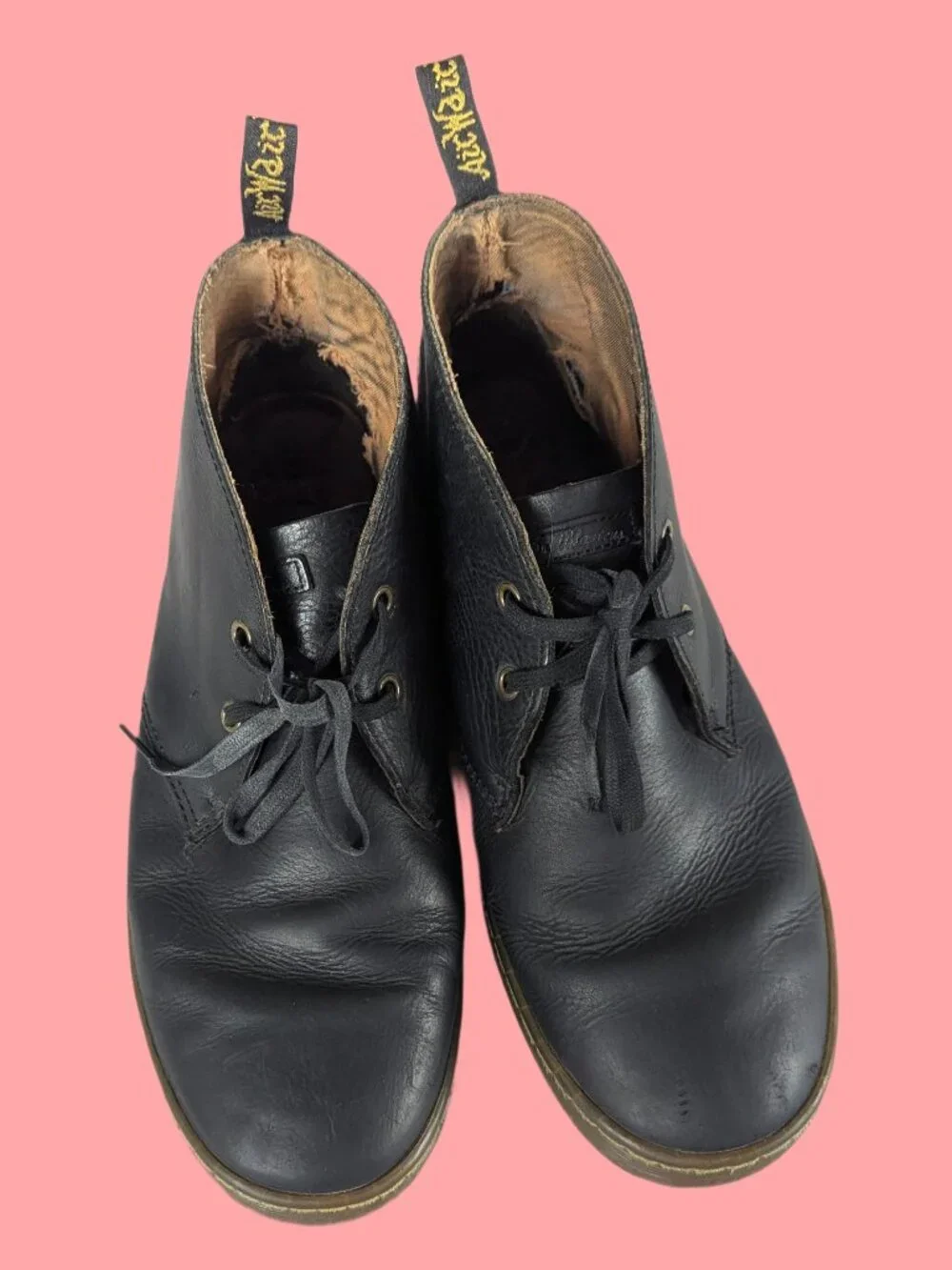 Doc Martens Black leather Cabrillo Men's Desert Boots - Size 11 US men's